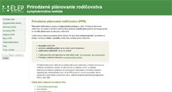 Desktop Screenshot of elep.sk